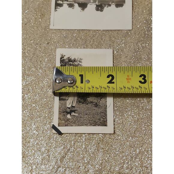 2 Vintage Photos 1920s Baseball Players Game Rural Ohio Sports Uniform Action - Picture 7 of 7